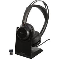 Plantronics Poly Voyager Focus 2 MS belaidės ausinės su stovu, 9T9J6AA#AC3