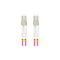 LANBERG Fiber optic patchcord MM LC/UPC-LC/UPC DX OM4 15m