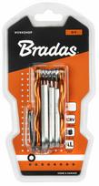Šešiakampių raktų rinkinys Bradas 1.5-8 mm DIY-HKHSET2, šešiakampis, 8 vnt.
