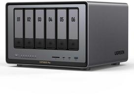 Serveris UGREEN NASync DXP6800 Pro 6-bay NAS 0/6 SATA + 0/2 M.2 SSD, 2x 10GbE, 8GB RAM