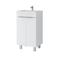 Spintelė su praustuve DOMOLETTI SA50DL-3, balta, 35×46×81 cm