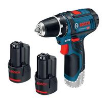 Akumuliatorinis gręžtuvas Bosch GSR 12V-15 2x2.0Ah