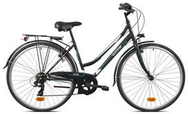 Dviratis miesto Outliner, 28 ", baltas/juodas/mėtinė