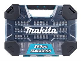 Grąžtų ir antgalių rinkinys Makita 200 vnt E-22610