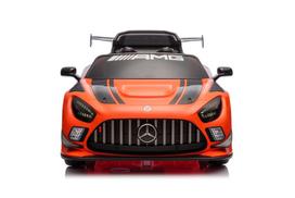 Vaikiškas elektromobilis Mercedes AMG GT3, juoda/oranžinė