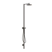 Dušas sistēma Axor Starck ar termostatu, diametrs 24 cm, 1 strūkla, birstēts melns hroms 12672340