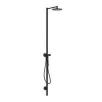 Dušas sistēma Axor Starck ar termostatu, diametrs 24 cm, 1 strūkla, matēti melns 12672670