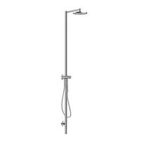 Dušas sistēma Axor Starck dušas ar termostatu, diametrs 24 cm, 1 strūkla, hroms 12672000