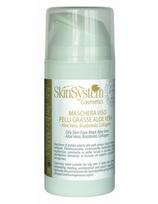 Skin System Cosmetics valomoji kaukė riebiai odai su alaviju, kalogenu, bisaboliu SkinSystem 250ml
