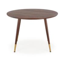 Valgomojo stalas, rudas, 110 cm x 100 cm x 72 - 76 cm