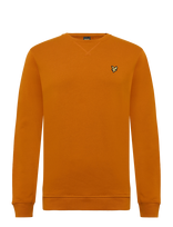 Lyle & Scott - Crew Neck Sweatshirt - Megztinis - Oranžinė