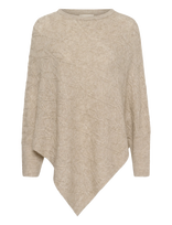 Cream - Crelsie Knit Poncho - Pončas - Smėlio