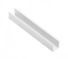LED taikomas aliuminio profilis GLAX Mini High 14 mm baltos spalvos 2 m