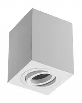 Paviršinis šviestuvas SENSA, aliuminis, 90x90x115, IP20, maks. 50 W, kvadratinis, baltas k