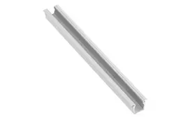 Aliuminio profilis LED mikro - įleidžiamas GLAX sidabrinis L=3007 mm