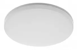 BESA lubinis šviestuvas, LED, 24W, 2400lm, 3000K, AC180-250V, IP54, IK10, PC+PC, apvalus,