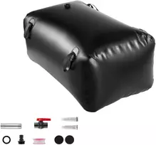 Vevor Vandens saugojimo talpykla 101x60x45 cm juoda PVC sulankstoma