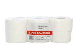 Tualetinis popierius, rulone, 100m, 2 sl., celiuliozė