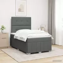 LED lovos čiužinys su LED apšvietimu Tamsiai pilka 120 x 190 cm