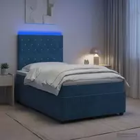 LED lovos čiužinys su LED apšvietimu Mėlyna 120 x 190 cm