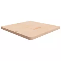 Stalviršis, 80x80x4cm, neapdorotas ąžuolo medienos masyvas