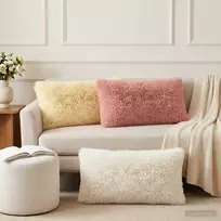 Pagalvėlė su pagalve HEERLEN 6 vnt. Balta PV pūkinis
