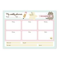 Pusheen Foodie Collection A4 savaitės planuoklis, 54 puslapiai