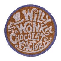 Willy Wonka and the Chocolate Factory apvalus durų kilimėlis, 50 cm skersmens