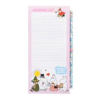 Moomins magnetinė pirkinių užrašinė šaldytuvui su pieštuku, 10 × 21 cm