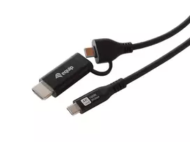 Equip 2 in 1 USB-C to C + HDMI Cable, 3.0m, PD100W, 4K/60Hz, 20Gbps