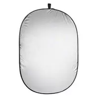 Fotografijos Reflektorius - 7-in-1 Ovalus 90x120cm Baltas Sidabrinis Auksinis Žalias Mėlynas