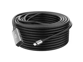 „Equip USB-C 3.2–C Gen 1 kabelis su išplėtimo jungtimi, 5,00 m, juodos spalvos“