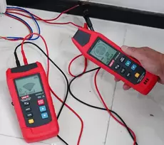 Kabeliu ir metaliniu vamzdziu ieskilis, AC/DC 8~480V, itampos aptikimo gyllis iki 0.4m, NCV voltage range: 80V ~ 1000V