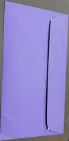 Dekoratyvinis vokas Paper Poetry C65, 114x224mm, 100g, alyvinės spalvos