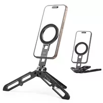 Stovas - VRIG MG-21 Mini MagSafe Aliuminis Sulankstomas 21cm iPhone'ui