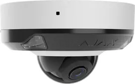 „Ajax“ kamera HL – kupolo formos (stiklinė) „DomeCam Mini“ (5 Mp/2,8 mm) (8EU) – balta