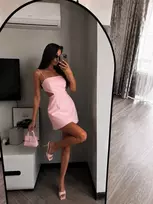 Lininė suknelė Vivid