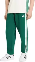 Kelnės vyrams adidas Essentials 3-Stripes Fleece Tapered Cuffed žalia KY4129 (2XL)