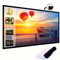 4K projekcinis ekranas, sulankstomas, 100 colių, 1 vnt., 254.0 cm