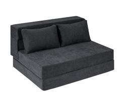 Costway 3 viename sulankstoma miegamoji sofa-lova, pilka