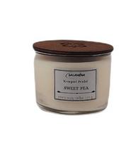 Kvapni,rankų darbo, sojų vaško žvakė 170 g. SWEET PEA
