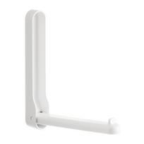 Folding Clothes Hanger Wall Mount Retractable Cloth Drying Rack Space Saving Punch Free Balcony Laundry Rack White balta
