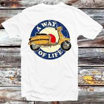 Scooter A Way Of Life MOD Moped Motorcycle Biker T Shirt B1056 M