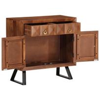 stalčių spintelė medaus ruda 70x35x70 cm akacijos masyvo, honey brown