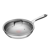 Tefal 316L Stainless Steel Non-Stick Frying Pan with Thermo-Spot gray