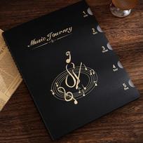 Correctable Sheet Music Binder Non-reflective Sheet Music Holder Retro Spiral Music Folder 20 Pages juoda