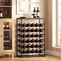 Vyno stovas 59x30x88,5 cm Rudas metalas