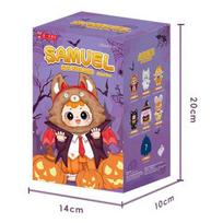 Samuel Blind Box Halloween Carnival Vinyl Plush Pendant Blind Box Pumpkin Doll Girl Gift white