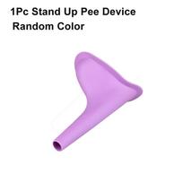 Women Urinal Outdoor Travel Camping Portable Female Urinal Soft Silicone / Disposable  Paper Urination Device Stand Up & Pee GYH purple