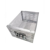 Home Garden Warehouse Mouse Trap Live Capture Rat Cage Release Function Automatic Cycle Device Indoor Outdoor Use Silver Color gray